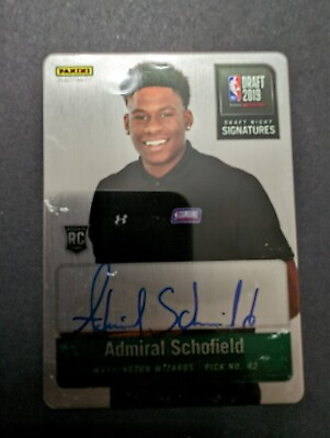 #ad 🎯🔥2019 20 Panini Instant Metal Green 10 Admiral Schofield #DNS 33 Rookie Auto $45.00