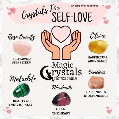 #ad Crystals For Self Love Reiki Yoga Gift Crystal Natural Gemstone $24.92