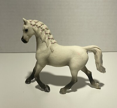 #ad Schleich WHITE ARABIAN MARE Horse Club 2013 Collectible Figure 13761 $12.60