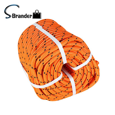 #ad #ad 1 2quot;x200#x27; Double Braid Polyester Rope Arborist Bull Tree Rigging Work Utility $52.45