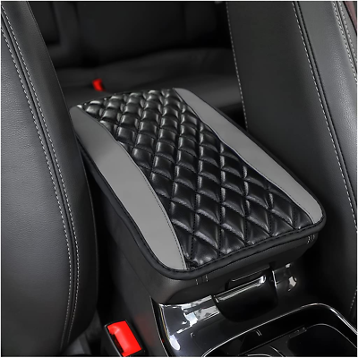 #ad Car Center Console Cushion Pad Universal Leather Waterproof Armrest Seat Box Co $13.88