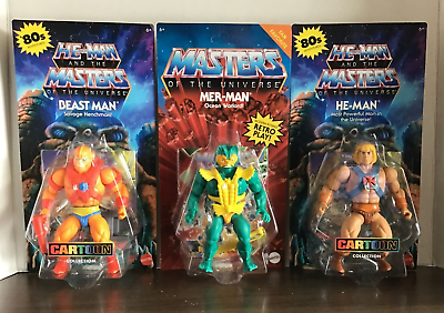 #ad Masters of the Universe MOTU Origins Wave 15 Action Figure Complete Set of 3 $79.99