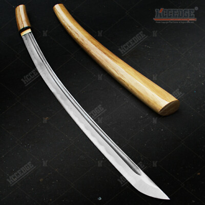 #ad USA STOCK 40quot; Handmade Razor Sharp Shirasaya Samurai Katana Sword Full Tang $64.11