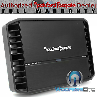 #ad ROCKFORD FOSGATE P400X4 AMP 4 CHANNEL 400W RMS COPONENT SPEAKERS AMPLIFIER NEW $339.99