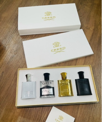 #ad Gift White Box 4 Cologne for Men 1 oz 30 ml EDP Spray $119.99