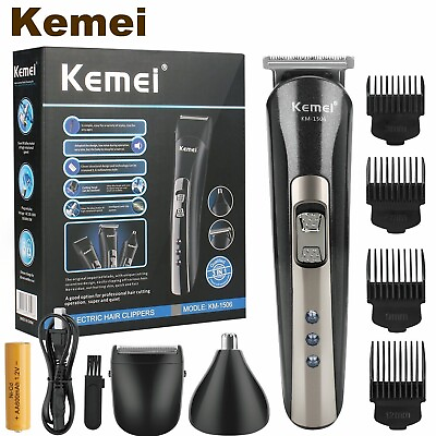 #ad Kemei Professional Hair Clippers Cordless Trimmer Beard Cutting Machine Barber $9.95
