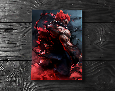 #ad Akuma Street Fighter Capcom Video Game Poster Print No Frame $12.99