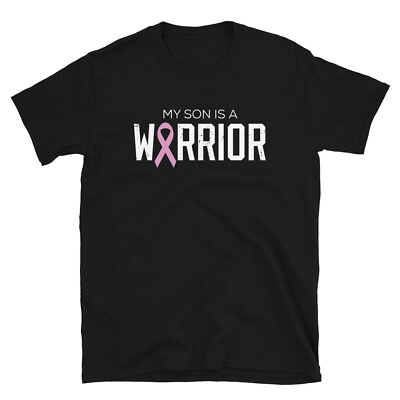 #ad My Son Is a Warrior Testicular Cancer Awareness Short Sleeve Unisex T Shirt $19.99