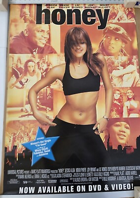 #ad The beautiful Jessica Alba in Honey DVD promotional Movie poster $20.00