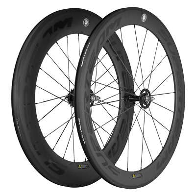 #ad Front 60mm Rear 88mm Fixed Fear Carbon Wheels 700C Track Bike Carbon Wheelset $380.00