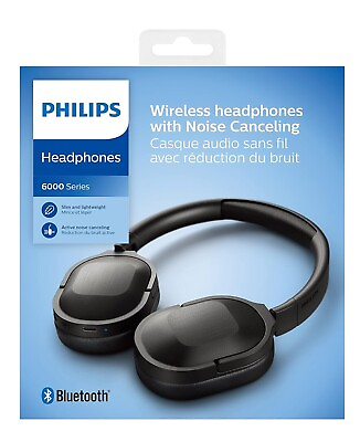 #ad Philips Bluetooth Headphone Wireless Over Ear Audio TAH6506BK 00 Lightweight $119.00