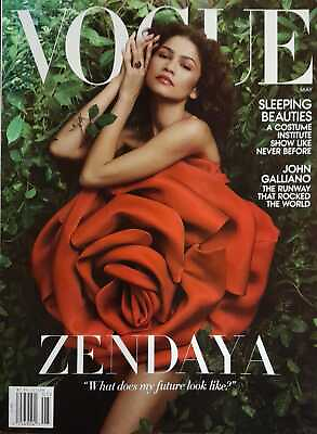 #ad Vogue Magazine May 2024 Zendaya What Does My Future Look Like $15.00