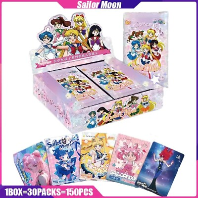 #ad Sailor Moon Trading Card Game Premium Collector#x27;s CCG 30 Pack Booster Box $37.50
