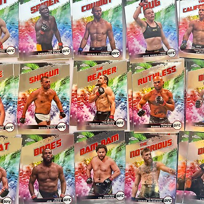 #ad 2024 Topps Chrome UFC AKA Insert Choose Pick Your Fighter Complete Set $0.99