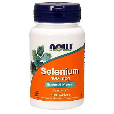 #ad NOW Foods Selenium 100 mcg 100 Tablets $6.09