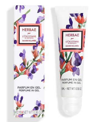 New L#x27;Occitane Herbae Clary Sage Perfume In Gel 10ml 0.36 oz Travel Size $39.00