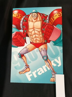 #ad One piece post card manga Anime Japanese Promo straw hat crew pirates Franky $5.99