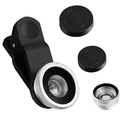 #ad Smartphone Camera Lens 3 in 1 Universal Mobile Lens Silver $8.15