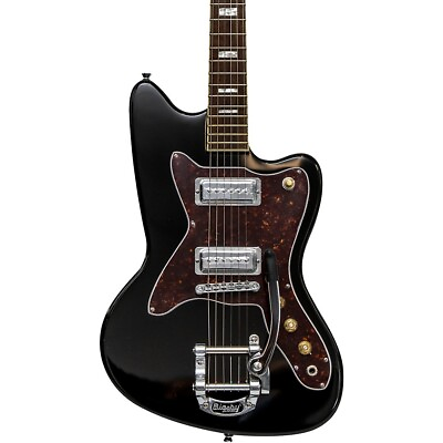 #ad Silvertone Silvertone 1478 Solid Body Electric Guitar Gloss Black $499.00