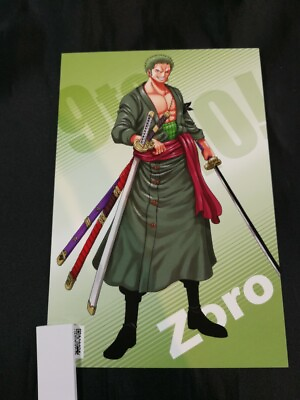 #ad One piece post card manga Anime Japanese Promo straw hat crew pirates Zolo $5.99