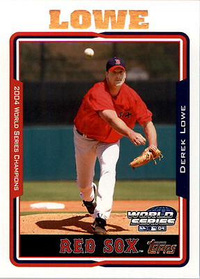 #ad 2004 Red Sox Topps World Champions Baseball Card Pick $0.99