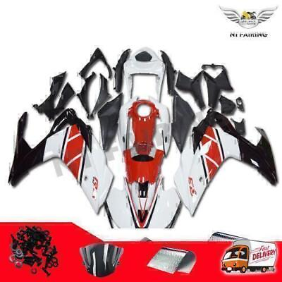 #ad FT Fairing Fit for Yamaha R3 2014 2018 R25 2015 2017 Red White Injection q007 $349.99
