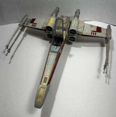 #ad 2011 Star Wars Death Star Trench Run X Wing Fighter Hasbro Missing Some Parts $89.90