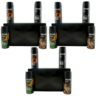 #ad Axe Gift Set 12x 5.1oz Bodyspray Cookies Mojito Dark Temptation Black $65.11