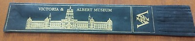 #ad Vamp;A 🥻 Victoria amp; Albert Museum London Vintage Leather Bookmark VINTAGE D39 GBP 3.99