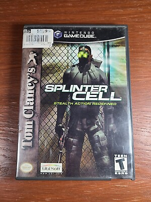 #ad Tom Clancy Splinter Cell Stealth Action Redefined GameCube 2002 Complete CIB $14.99