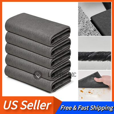 #ad 5 20 Thickened Magic Cleaning Cloth Reusable Thicken Microfiber Cleaning Rags US $12.11