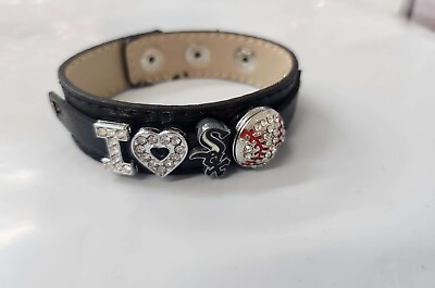 #ad Chicago White Sox Fan Bracelet w Bling Gift MLB baseball jewelry bracelet $9.99