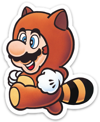 #ad Super Mario sticker Tanooki Mario Super Mario Brothers Bros Nintendo $5.45