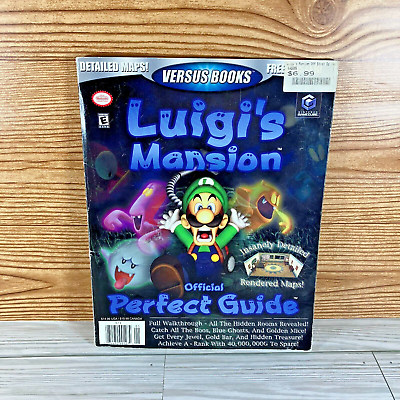 #ad Nintendo Luigi#x27;s Mansion Official Perfect Guide Gamecube Walkthrough $14.99