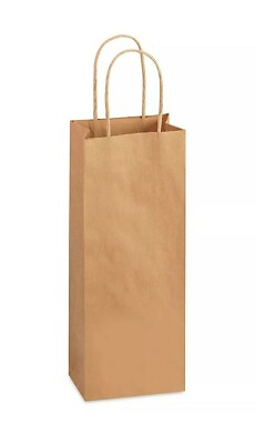 #ad #ad Wine and Liquor Bottle Plain Craft Gift Bags Heavy Paper $2.69