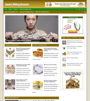 #ad JEWELRY MAKING BUSINESS AFFILIATE WEBSITEE HOME BUSINESS EASY TO RUN $8.99