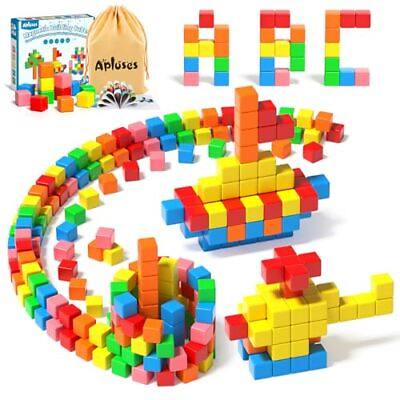 #ad 42PCS Magnetic Blocks Gifts for 3 4 5 6 Year Old Magnet Building Blocks for... $38.10