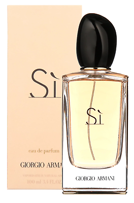 #ad Giorgio Armani Si for Women 3.4 Oz Eau de Parfum Spray EDP New amp; Factory Sealed $36.99