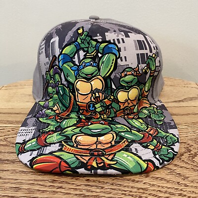 #ad Teenage Mutant Ninja Turtles Snapback Ball Cap Hat Nickelodeon 2016 TMNT Adult $19.99