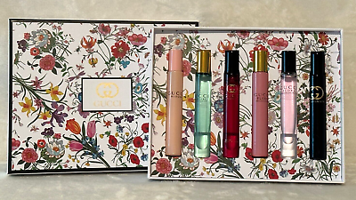 #ad Gucci Beautiful Gift Set of 6 Women#x27;s Rollerball Perfumes Large .25 fl oz Ea $147.50