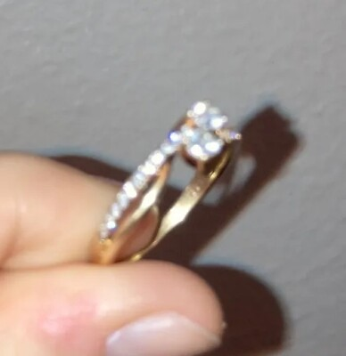 #ad 14k Diamond Ring Ever Us 3 4 CTW 4.1 Grams $444.44