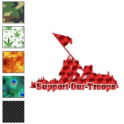 #ad War Memorial Support Troops Vinyl Decal Sticker 40 Patterns amp; 3 Sizes #2246 $23.95