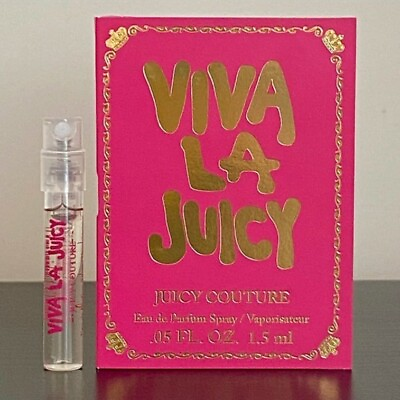 #ad JUICY COUTURE VIVE LA JUICY Perfume Sample Vial Spray New 1.5ml 0.05oz $6.99