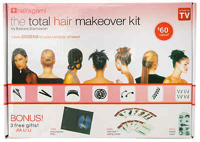 #ad Vintage Hairagami The Total Hair Makeover Kit Part Pizazz amp; more NEW in Box $34.99