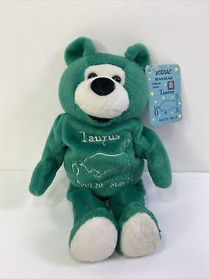 #ad ZODIAC BEAR TAURUS Bean Bear April May Birthday Gift Signs of the Times $9.95