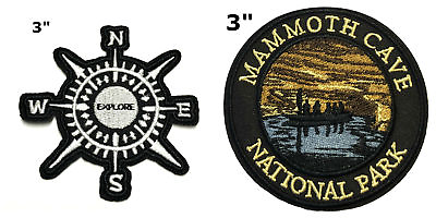 #ad National Park Series 2 Pcs Embroidered Patch Iron Sew on Souvenir Travel $7.97