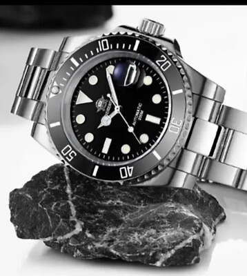#ad Addiesdive Men Automatic Date 41MM Dive Luminous Stainless Steel Ships From USA $89.00