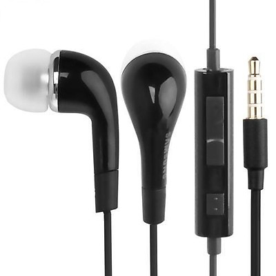 #ad For ATamp;T PHONES OEM IN EAR HANDSFREE HEADSET 3.5MM EARPHONES EARBUDS MIC BLACK $11.39