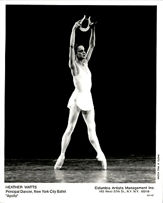 #ad LG916 Orig Paul Kolnik Photo HEATHER WATTS NEW YORK CITY BALLET APOLLO DANCER $20.00