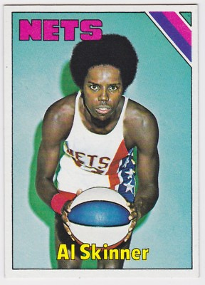 #ad 1975 76 TOPPS AL SKINNER NEW YORK NETS ABA CARD #272 NM MT CONDITION amp; CENTERED $2.99